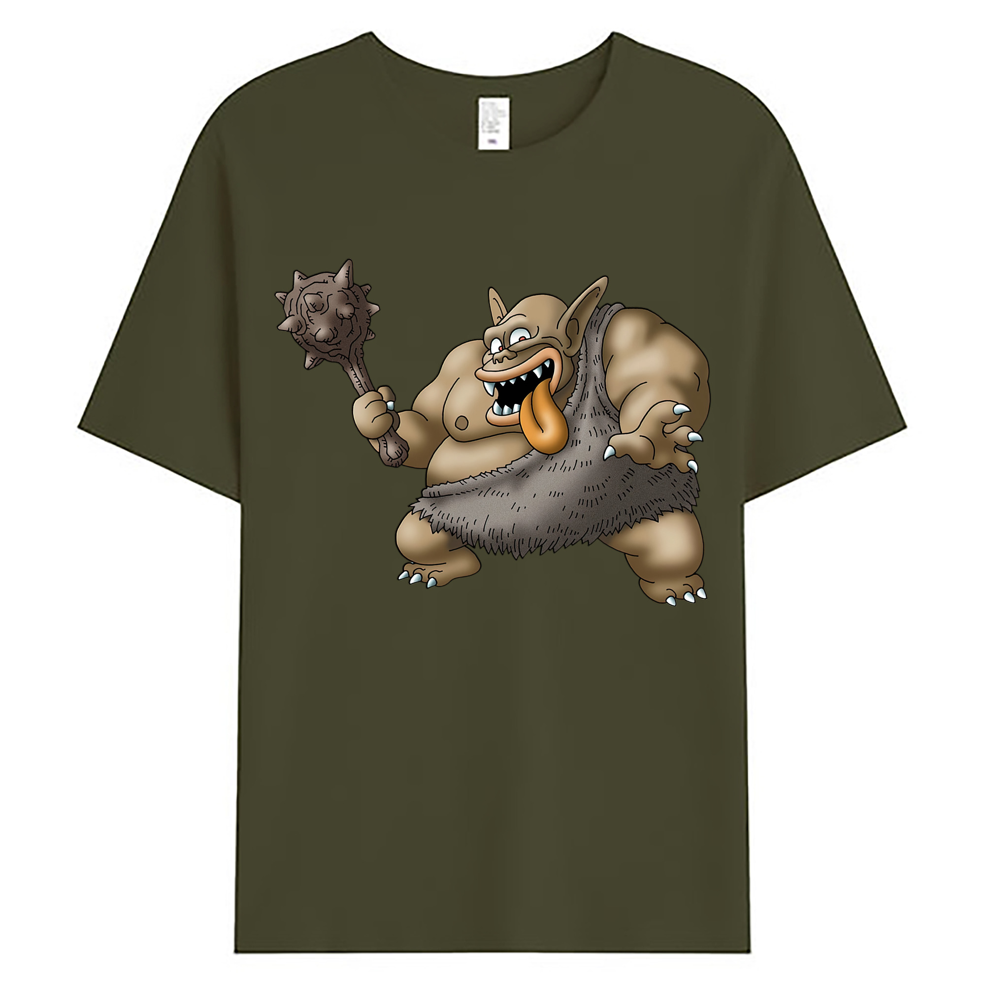 （画像用） ドラゴンクエスト Doragon Kuesuto Dragon Quest 綿100％ メンズ半袖Tシャツ｜肌触りやわらか＆通気性